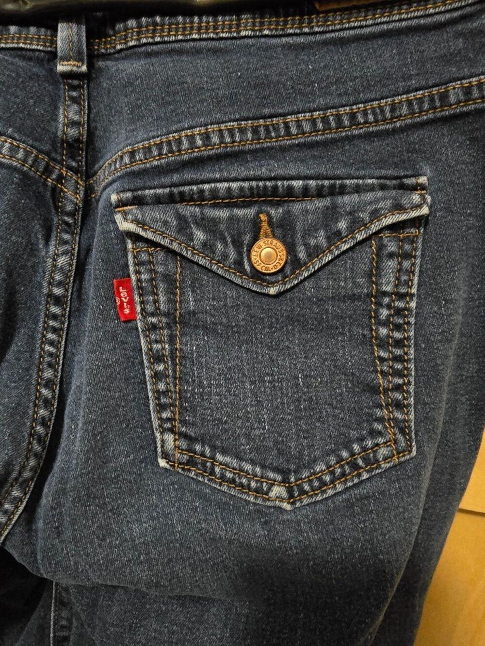 Levis Womens Denim Knee-Length Shorts 515 boho beach nautical summer outdoor